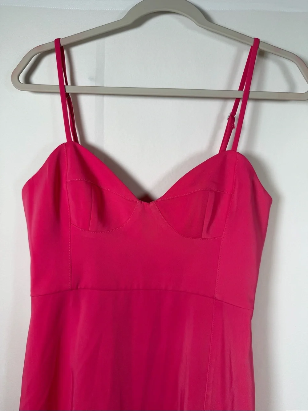 NBD Coquette Hot Pink Mini Dress with Sweetheart Neckline